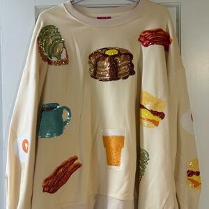 Queen of Breakfast Sweatshirt XXL